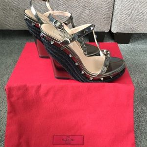 Valentino Rock Stud wedges
