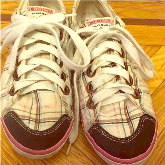 True Religion Sneakers Plaid