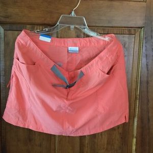 Columbia Cross On Over Skirt - coral