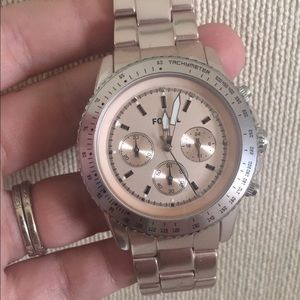 Rose Gold Fossil Watch