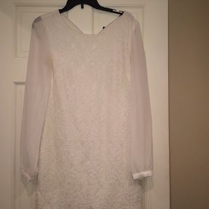 White lace dress