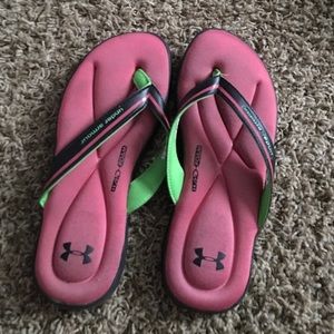 under armor flip flops