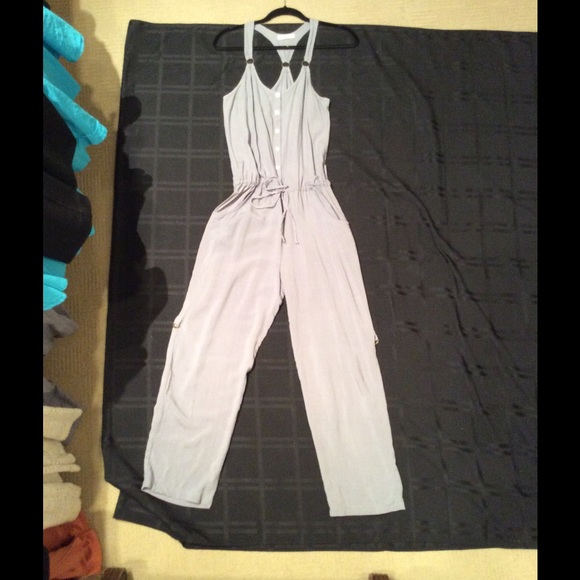 LONG GREY JUMPSUIT