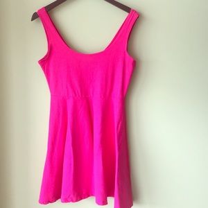 Pink skater dress!