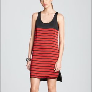 Michael Kors red/black stripped dress
