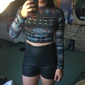 Turtleneck Crop Top