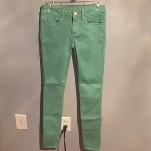 AEO mint jeans