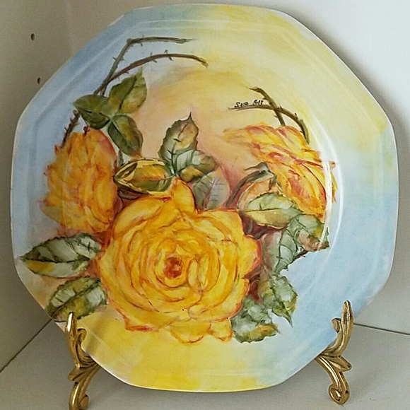 Antique, one-of-a-kind, handpainted porcelainChina