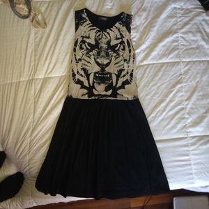Tiger cotton dress