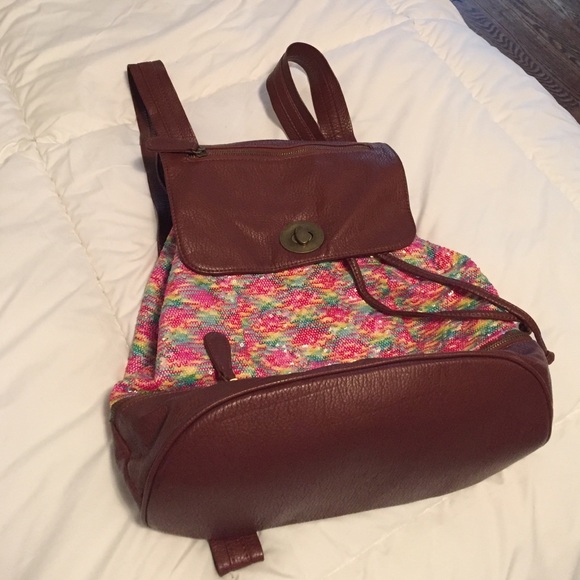 Beaded backpack