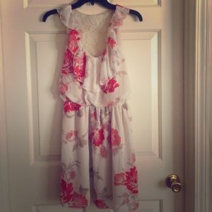 Cute flower print dress