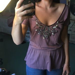 Off the shoulder shirt