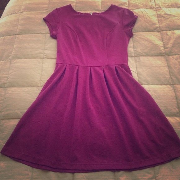 Magenta party dress