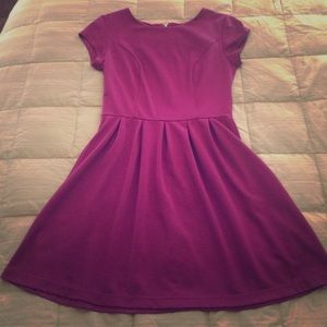 Magenta party dress