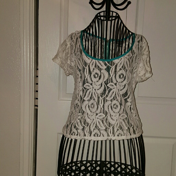 Lily Rose White Lace Top