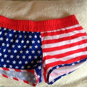 American flag shorts