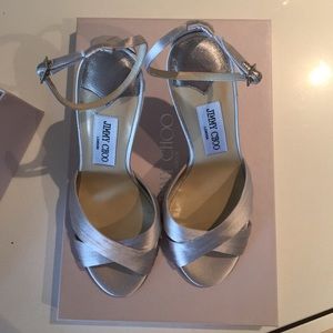 Beautiful never worn silver sandals