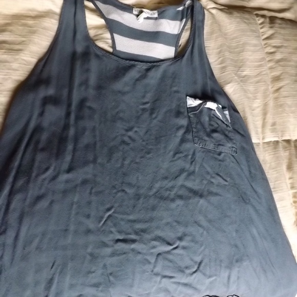 Gray Racerback tank top