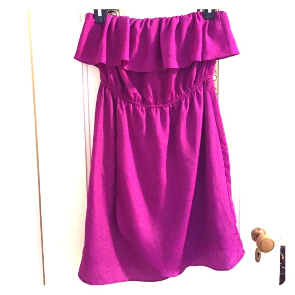 Strapless dress