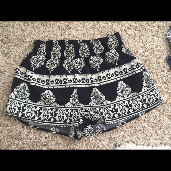 Black flowy shorts!