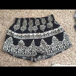Black flowy shorts!