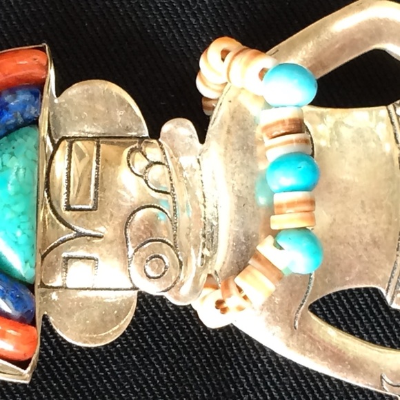➖➖SOLD➖➖ Kachina pin/pendant sterling silver - Picture 4 of 4