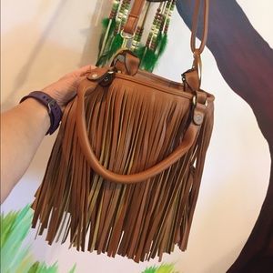 Fringe crossbody/ handbag
