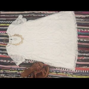 ON HOLD until 12:00amEST -- White Lace Dress