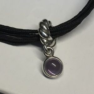 PANDORA Purple Dangly Charm