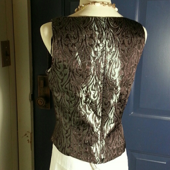 RonnI Nicole brocade shell - Picture 2 of 2