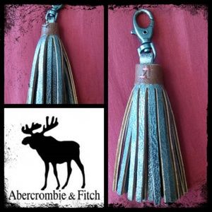 Abercrombie tassel keychain