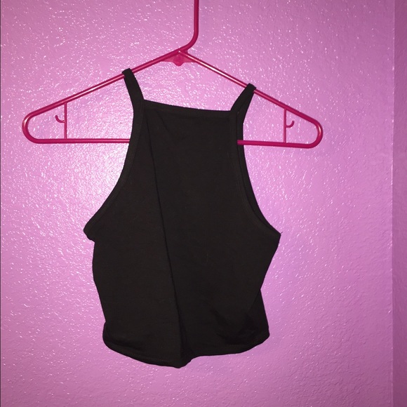 Black halter top. NWT