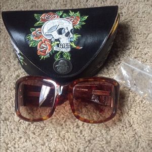 Ed Hardy Swarovski Crystal Sunglasses