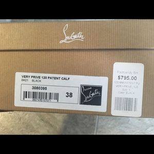 Christian Louboutin Very Prive  patent leather