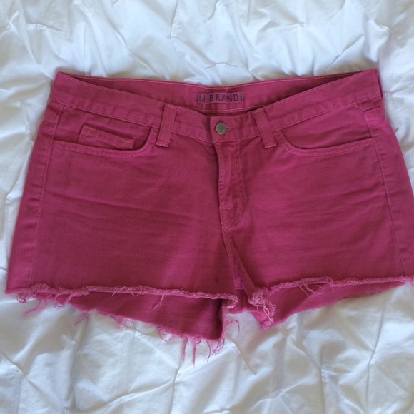 J Brand denim cutoffs, Fushia, sz 29