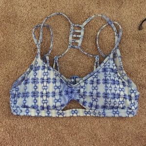 RVCA "fast livin'" swim suit top