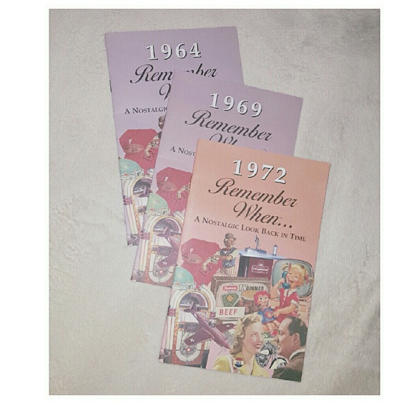BRAND NEW fun Bday Booklets!! 1964, 1969, 1972