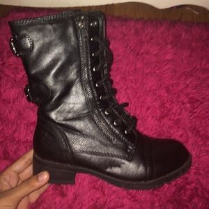 Black Combat Boots