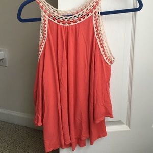Coral top!