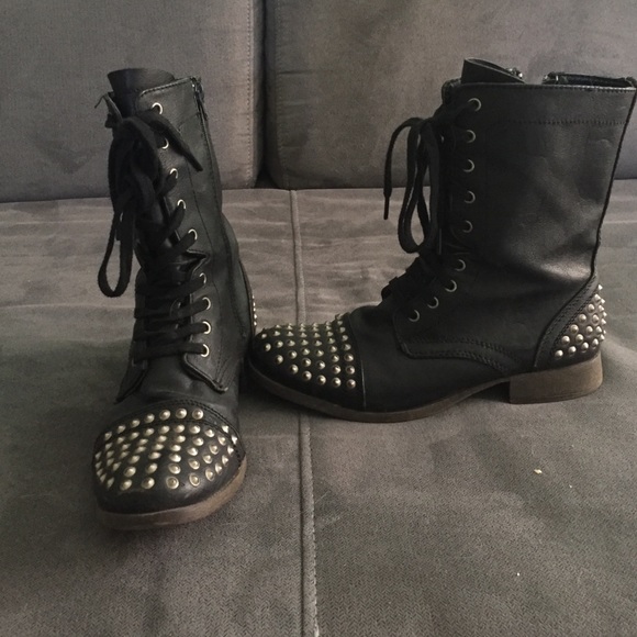 Candies Combat Boots