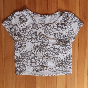 PacSun | Floral Crop Top