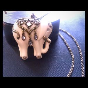 SOLD! Awesome Elephant statement necklace 