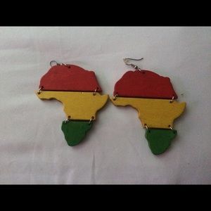 African inspired earrings