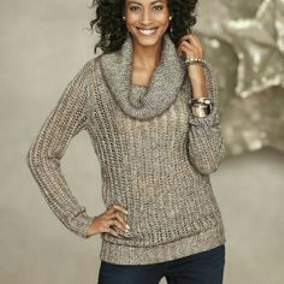 Chico's Mia Metallic Cowl