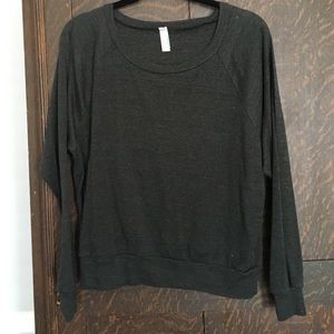 American apparel light pullover sweatshirt