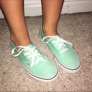 mint green vans