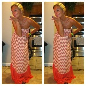 Strapless Maxi Dress