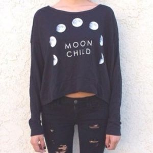 Moon Child Sweater Long Sleeve Shirt