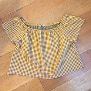 Off the shoulder blouse