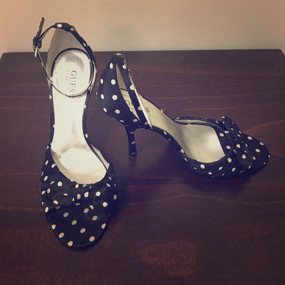 GUESS by Marciano polkadot strappy sandals